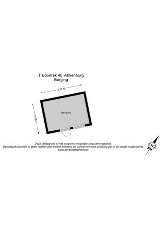 Floorplan - 't Boonrak 48, 2235 EG Valkenburg